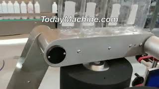 Automatic Label Applicator Flat Square Bottle Labeling Machine [upl. by Bili]