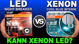 ❇️ Kann XENON LED Licht OSRAM Night Breaker LED vs XENON Cool Blue Intense Next Gen Comparison [upl. by Baun]