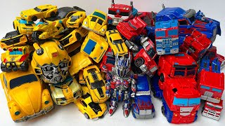 Full TRANSFORMERS Yellow amp Red Robot Tobot Car Leader OPTIMUS PRIME amp BUMBLEBEE Revenge Animation [upl. by Teyugn]