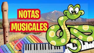 NOTAS de EL ENCANTADOR DE SERPIENTES para Flauta Piano Xilófono y Melódica  Tutorial [upl. by Augy]