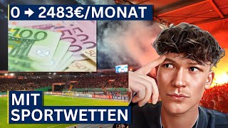 Sportwetten Profi enthüllt So verdienst du 2483€ pro Monat mit Sportwetten🤑  Sportwetten Tipps [upl. by Eudo]