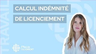 Calcul indemnité licenciement 💸 [upl. by Itsrik]