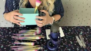 ASMR Docolor Makeup Brushes Brushing You To Sleep Whispering Softspoken [upl. by Atirec554]