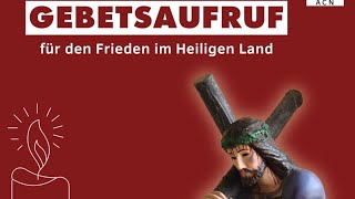 12 Uhr LIVEÜbertragung des Mittagsgebets Gebet für den Frieden im Heiligen Land [upl. by Aynom]