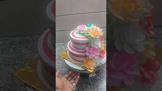 Double story cake decoration shorts cakes shortfeed [upl. by Alfreda]