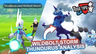 How Good is Wildbolt Storm Thundurus  Pokemon Go Analysis [upl. by Yob]