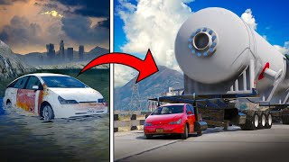 Repairing ABANDONED Hybrid Car in GTA 5 [upl. by Carree]