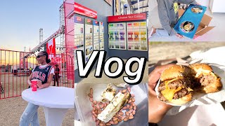 a few days in my life vlog✨  cocacola food fest unboxing gas stove proper burger etc [upl. by Lyrahs]