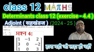 determinants class 12 ex 44 Q3 and Q4  class 12 math exercise 44 question 3 and 4  class 12 [upl. by Urbani]