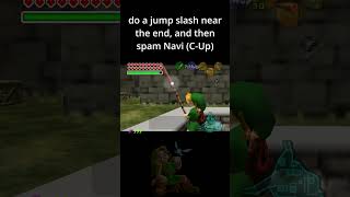 Navi Dive in OoT explained in 1 minute Glitch Tutorial Ocarina of Time shorts [upl. by Alyaj]