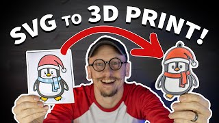 How to Turn an SVG into a 3D Print [upl. by Zeidman]