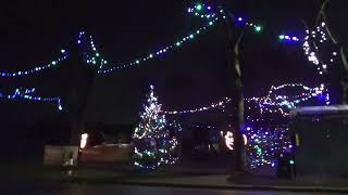 Dinnington Laughton Rd Christmas tree and lights Sheffield SouthYorkshire [upl. by Ayim772]