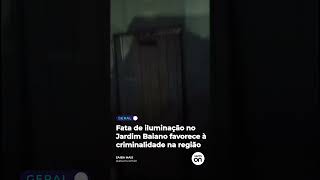 Fata de iluminação no Jardim Baiano favorece à criminalidade na região [upl. by Tingey]