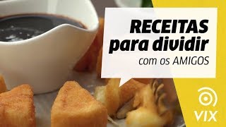 RECEITAS para dividir com os AMIGOS  receitas salgadas  VIX [upl. by Ynnohj]