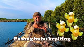 MENCARI KEPITING BAKAU dan mencari buah di hutan [upl. by Winstonn]