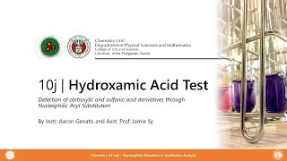 The Hydroxamic Acid Test [upl. by Eirojam]