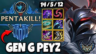 Kalista vs Lucian ADC  Gen G Peyz  Patch 149 Korea Challenger ✅ [upl. by Enerahs]