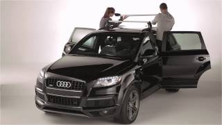 Audi Genuine Accessories Q7 Base Carrier Bar Installation [upl. by Blockus]