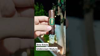 🔥💨DREW ESTATE Undercrown Maduro👌cigar cigars cigarlife asmr shorts lighter [upl. by Erena]