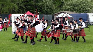 47th Culter Boys Brigade Pipe Band competing Grade 4B bands at 2024 North of Scotland Championship [upl. by Irbmac]