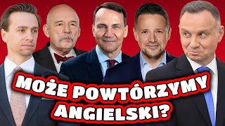 Jak politycy mówią po angielsku Bosak Korwin Sikorski Trzaskowski Duda [upl. by Jasmina507]