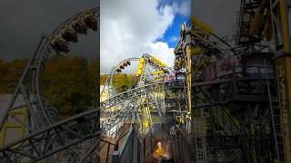 MOST INVERSIONS in the WORLD this coaster looks like CHAOS thesmiler altontowers gerstlauer [upl. by Wald]