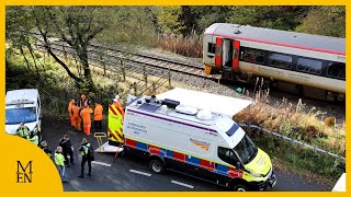 Man in his 60s died when two trains crashed in Wales police confirm [upl. by Glory670]