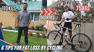 How To Lose Weight By Cycling 🚴‍♂️  6 Tips That Work For Weight Loss by Cycling in 2023 [upl. by Laet]