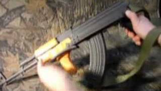 Folding the stock on an AK47 Underfolder [upl. by Nnuahs]