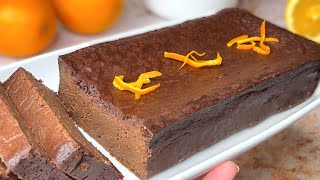 Gâteau Dessert SANS FARINE SANS SUCRE  Recette de Fêtes avec Jus dorange  Chocolat [upl. by Aissila]