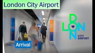 London City Airport LCY  Walking Through International Arrivals [upl. by Girvin]