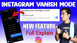 Instagram Vanish Mode New Feature  Instagram Vanish Mode Kya Hai  Instagram Vanish Mode [upl. by Sanez278]