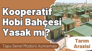 Kooperatif Hisseli Tarlaya Ev Yapılabilir mi Tarım Arazisine Ev Yapmak [upl. by Nyliac251]