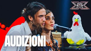 La canzone della GALLINA 🐓  X Factor 2023 AUDIZIONI [upl. by Selena]