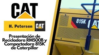 Presentación de Recicladora RM500B y Compactadora 815K de Caterpillar [upl. by Nuahsad363]