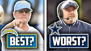 5 WORST NFL Head Coaches In The Game Today And The 5 BEST That Always Dominate [upl. by Lrae]