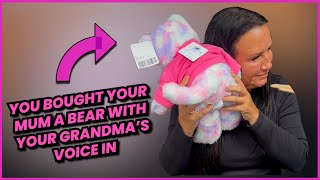 Buying Mom A Bear With Grandma’s Voice In 🧸😭  OKAY REALLY [upl. by Yrahk]