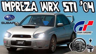 Gran Turismo 7  Subaru Impreza WRX STi 04 Stock  Lago Maggiore  Thrustmaster T300 RS  TH8A [upl. by Furr]