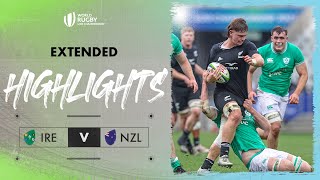 FLAWLESS New Zealand  Ireland v New Zealand  World Rugby U20 Championship 2024 Extended Highlights [upl. by Ainola]