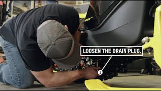 How to Change Chaincase Oil on a SkiDoo Snowmobile [upl. by Aerua]