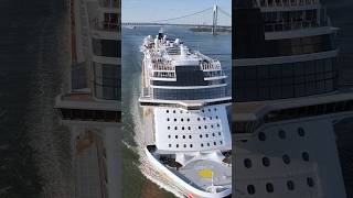 Norwegian Joy  09202023 sailing from New York harbor to Bermuda [upl. by Latisha469]