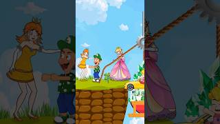 Peach Chooses Her Husband Will It Be Luigi Waluigi or Daisy  Funny Story [upl. by Haldan]