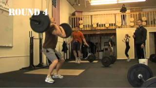 Thruster and Double Under WOD at Kirkland CrossFit [upl. by Appilihp653]