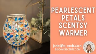 NEW Scentsy Warmer  Pearlescent Petals Spring 22 [upl. by Abbi]