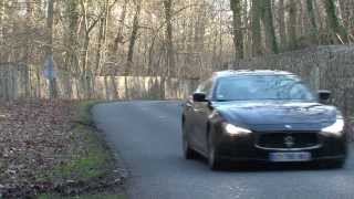 Essai Maserati Ghibli diesel 2014 [upl. by Neahs]