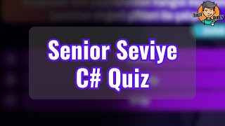 Senior C Quiz  Skorlar Yoruma [upl. by Anitnemelc]