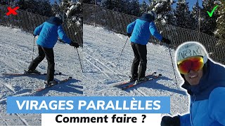 Comment bien faire un virage parallèle Virages quotbrosséscarvésquot [upl. by Ailb335]