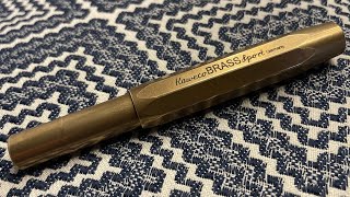 Kaweco Brass Sport  Worth the Upgrade [upl. by Gladis935]