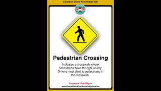 Essential Road Signs You Must Know for Your Driving Test  drivingtest learn canadiandrivingtest [upl. by Anelam]