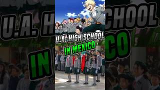 Elementary School Uniforms in Mexico Resembling UA High School from My Hero Academia [upl. by Ellene]